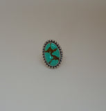 Number 8 Turquoise Ring (Size 6.5)