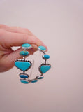 Kingman Turquoise Hoops