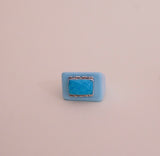 Turquoise Resin Ring (7.5)
