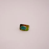 Turquoise and Green Resin Ring (7)
