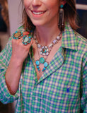 Opal and Royston Turquoise Necklace