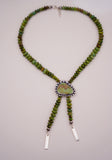 Beaded Turquoise Bolo