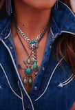 The Original MUD Turquoise Buckle Necklace