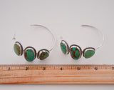 Lagre Turquoise Hoops