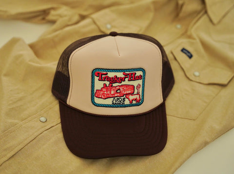 Brown NO $ Ranch Trucker Hat