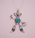 Turquoise Cowboy Statement Necklace