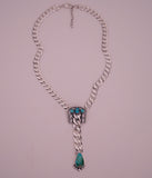 The Original MUD Turquoise Buckle Necklace