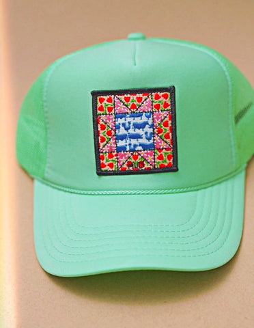 Mint MUD Quilt Hat