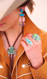 Gem and Turquoise Bolo