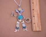 Turquoise Cowboy Statement Necklace