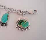 Repurposed Vintage Tiffany & Co. Bracelet with Turquoise Charms