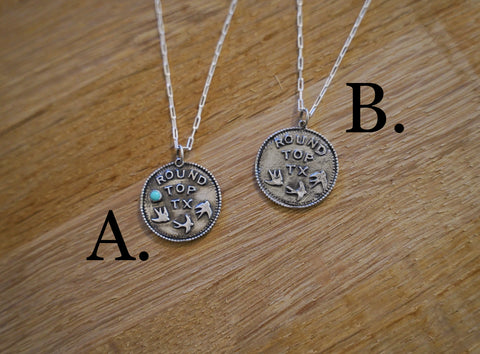 ROUND TOP Coin Necklace