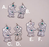 Cowboy and Cowgirl Pendents