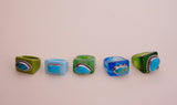 Turquoise Resin Ring (7.5)