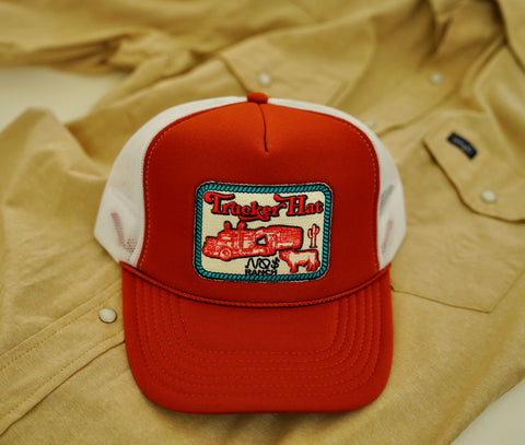Rust NO $ Ranch Trucker Hat