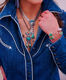 The Original MUD Turquoise Buckle Necklace