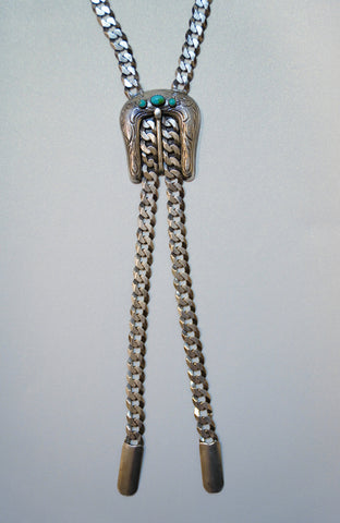 Sterling Buckle Bolo