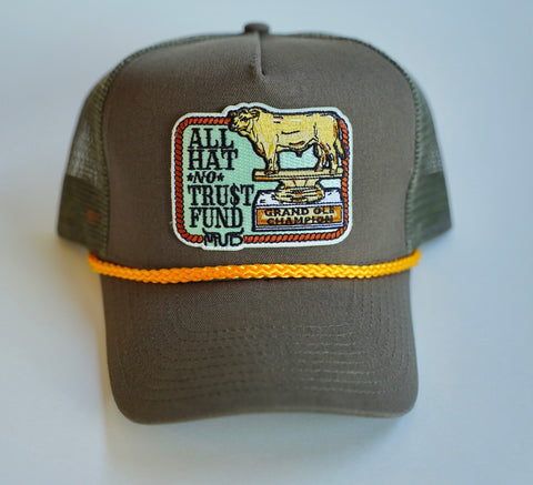 Green NO TRUST FUND Hat