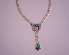The Original MUD Turquoise Buckle Necklace