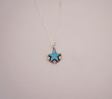 Turquoise Star Necklace (18”)
