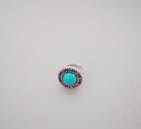 Silver Gem and Turquoise Ring (7)