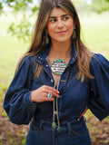 Turquoise 1st Rodeo Bolo