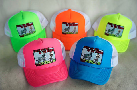 Neon TO THE RODEO Hats
