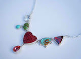 Spiny Oyster Heart Necklace (17”)