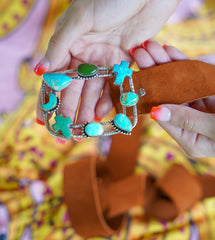Royston and Kingman Turquoise Buckle