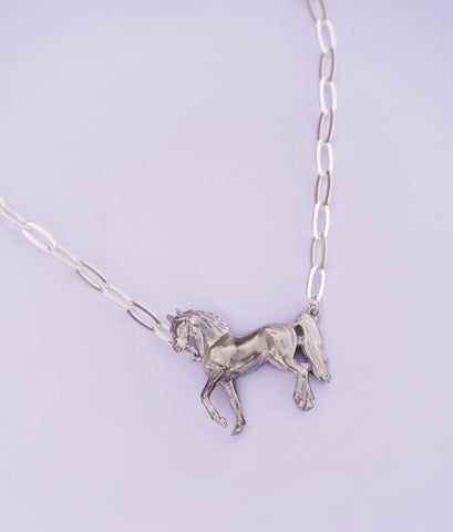 Large Horse Necklace (16”)