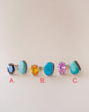 Royston Turquoise and Gemstone Rings