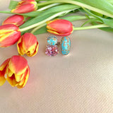 Turquoise and Pink Gem Ring (8)