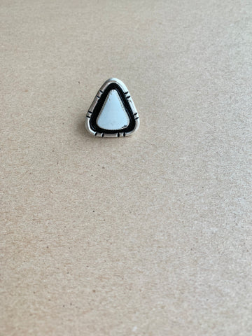 Royston Turquoise Black Triangle Ring