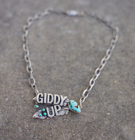 Royston Turquoise Giddy Up Necklace (18”)