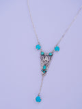 Vintage Kingman Turquoise Necklace (18”)