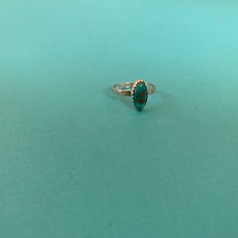 Carico Lake Turquoise Ring (size 6.5)