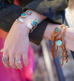 Leather Royston Turquoise Bracelets