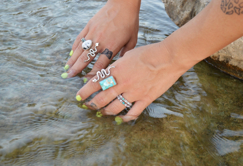 Mud Snake Rings Floating Snake Ring (2 Options) – Mud Lowery