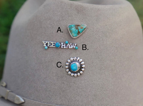 Turquoise Hat Pins