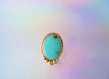 18K Gold Plated Royston Turquoise Rings (8)