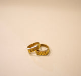 YEE HAW 18K Gold Plated Rings (Size 8 Set)