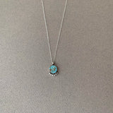 Number 8 Turquoise Necklace 16”