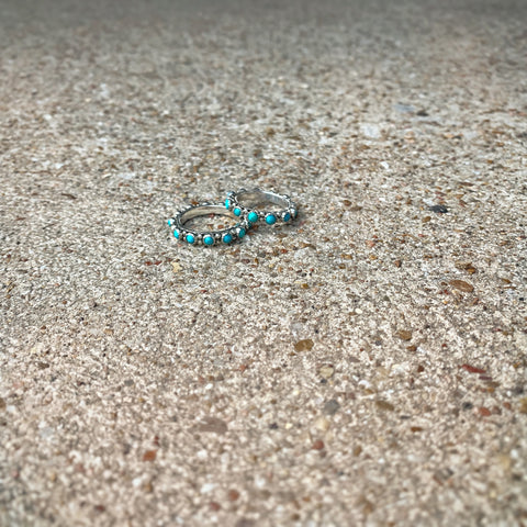 Carico Lake Turquoise Eternity Band