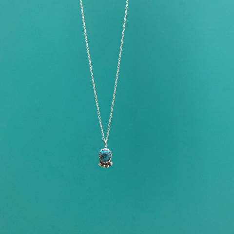 Kingman Turquoise Necklace 16”
