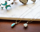 Opal and Sterling Silver Necklace