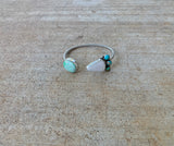 Carico Lake, White Buffalo and Kingman Turquoise Cuff