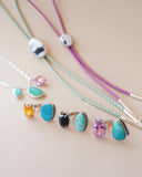 Royston Turquoise and Gemstone Necklace 18”