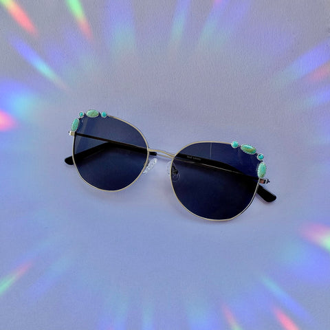 Kingman & Carico Lake Turquoise Sunglasses