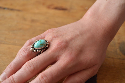 Cheyenne Turquoise and Sterling Silver Ring (7)
