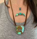 Royston Turquoise Crescent Necklace